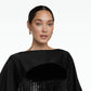 Almana Black Short Dress