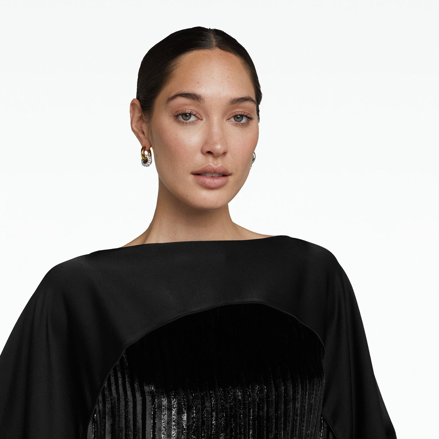 Almana Black Short Dress