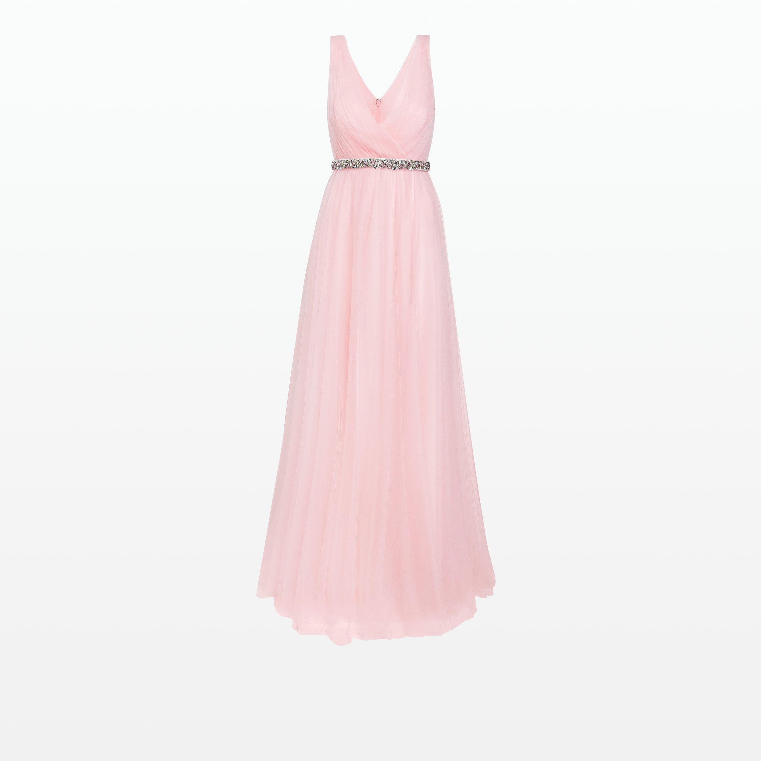 Light pink hot sale long frock