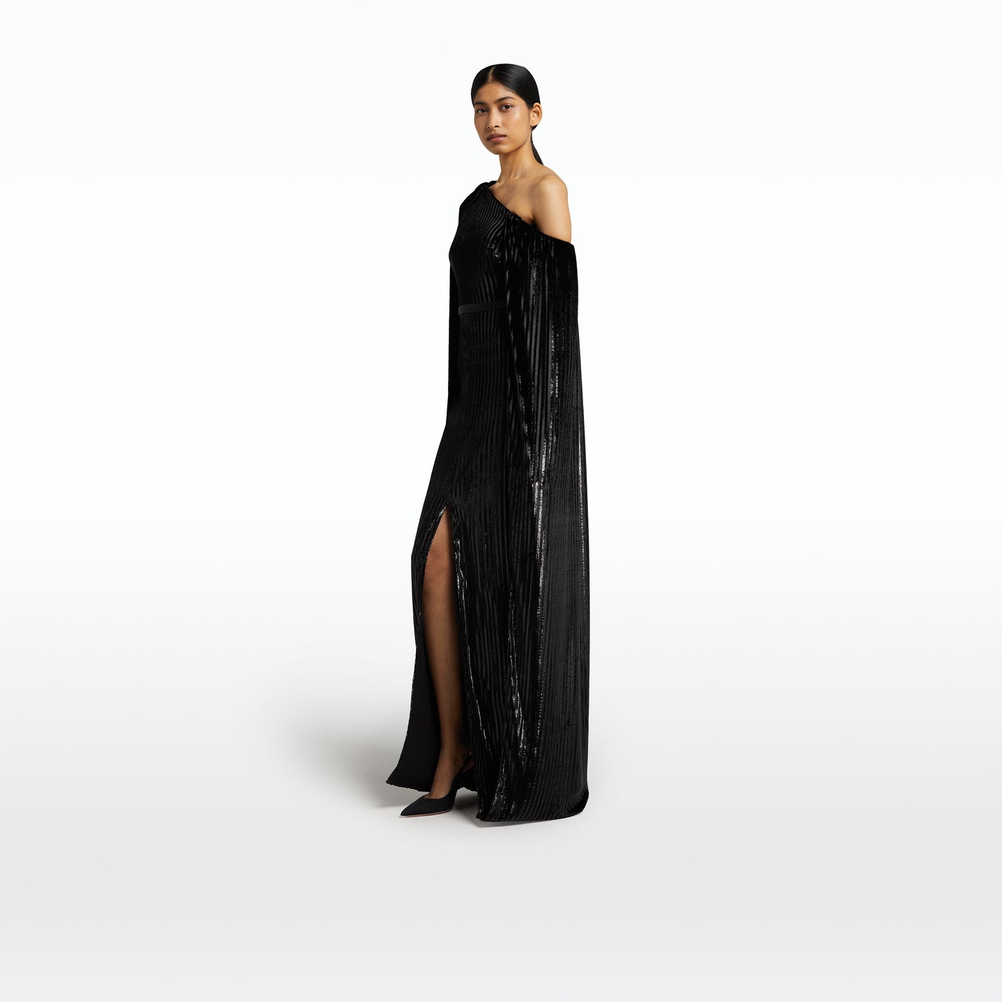 Chiara Black Long Dress