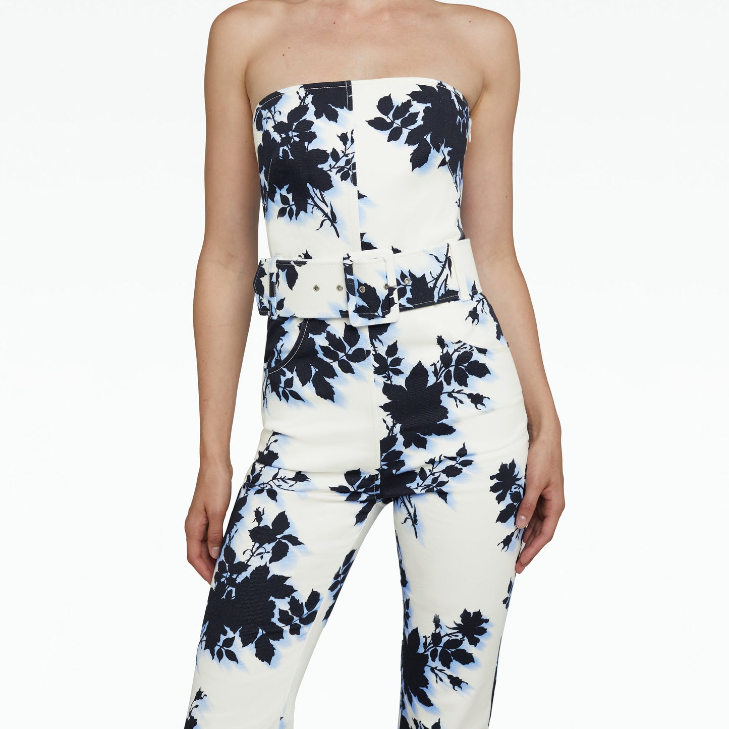 Wren Rose Denim Jumpsuit