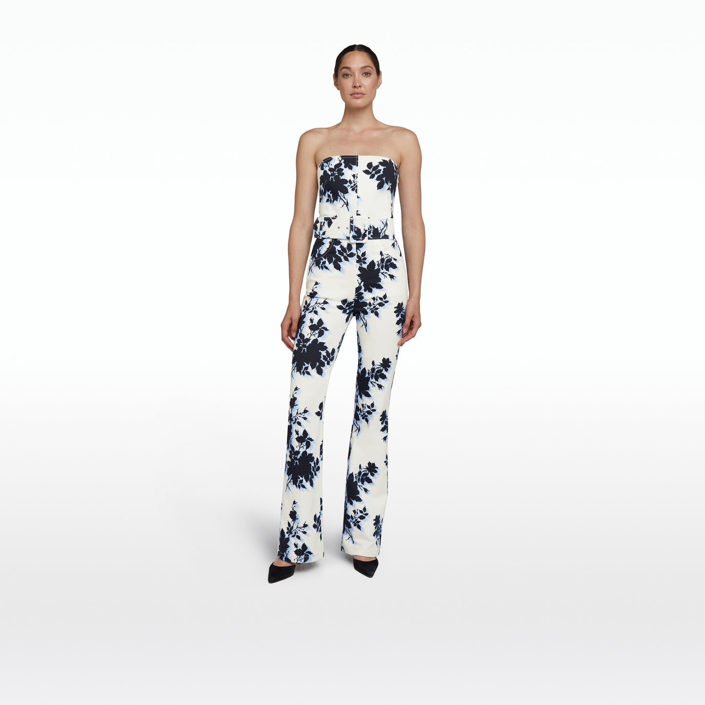 Wren Rose Denim Jumpsuit