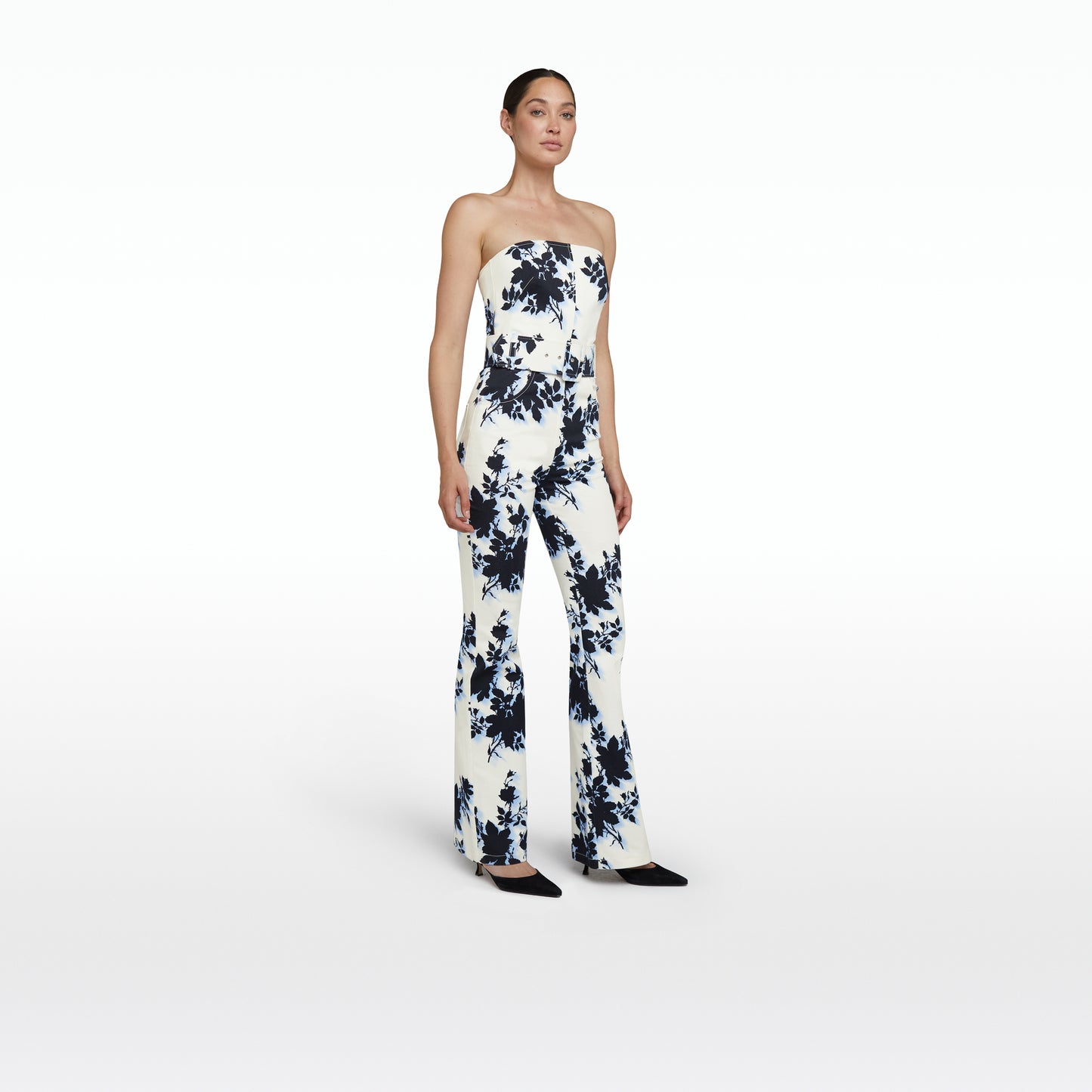 Wren Rose Denim Jumpsuit