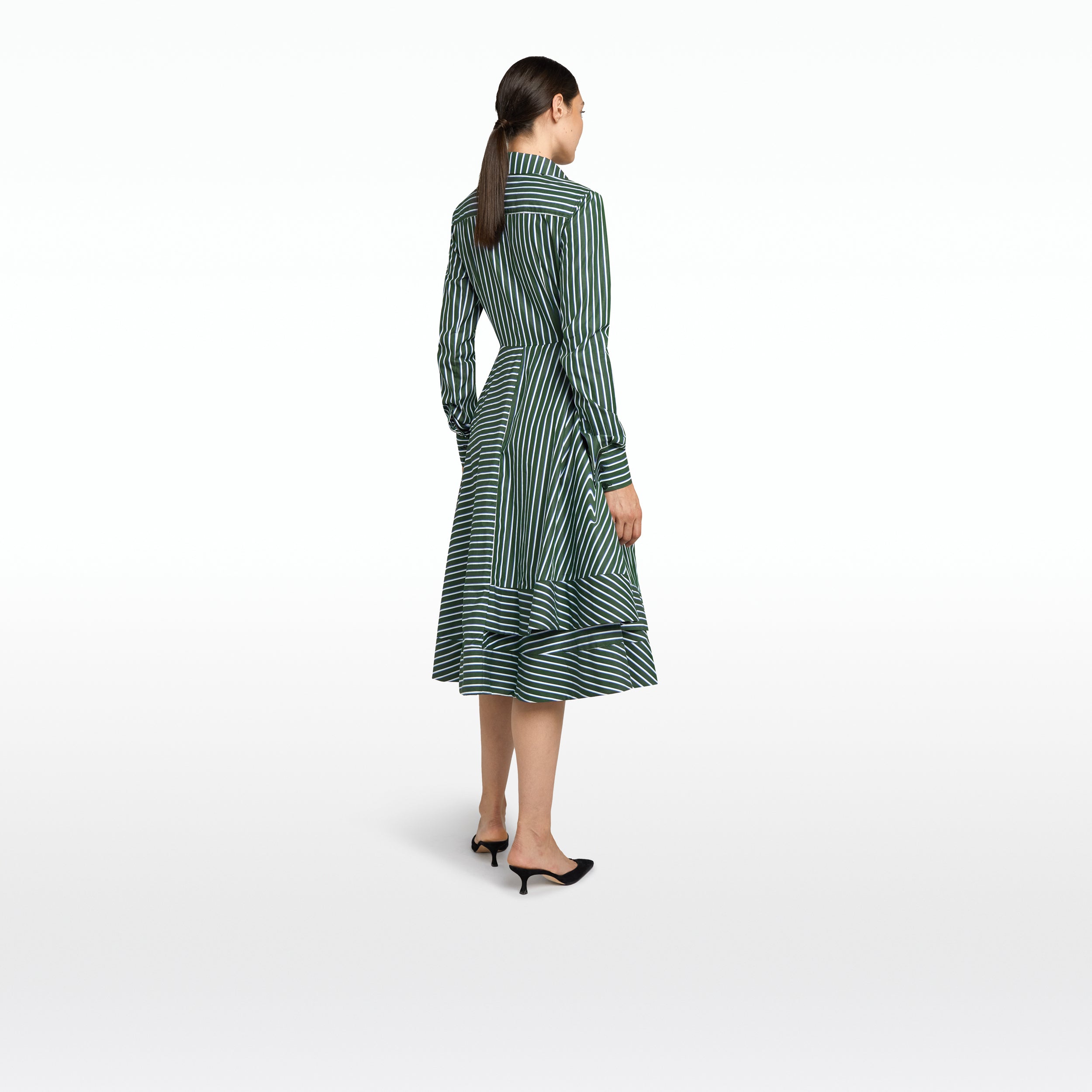 Asteria Green Midi Dress