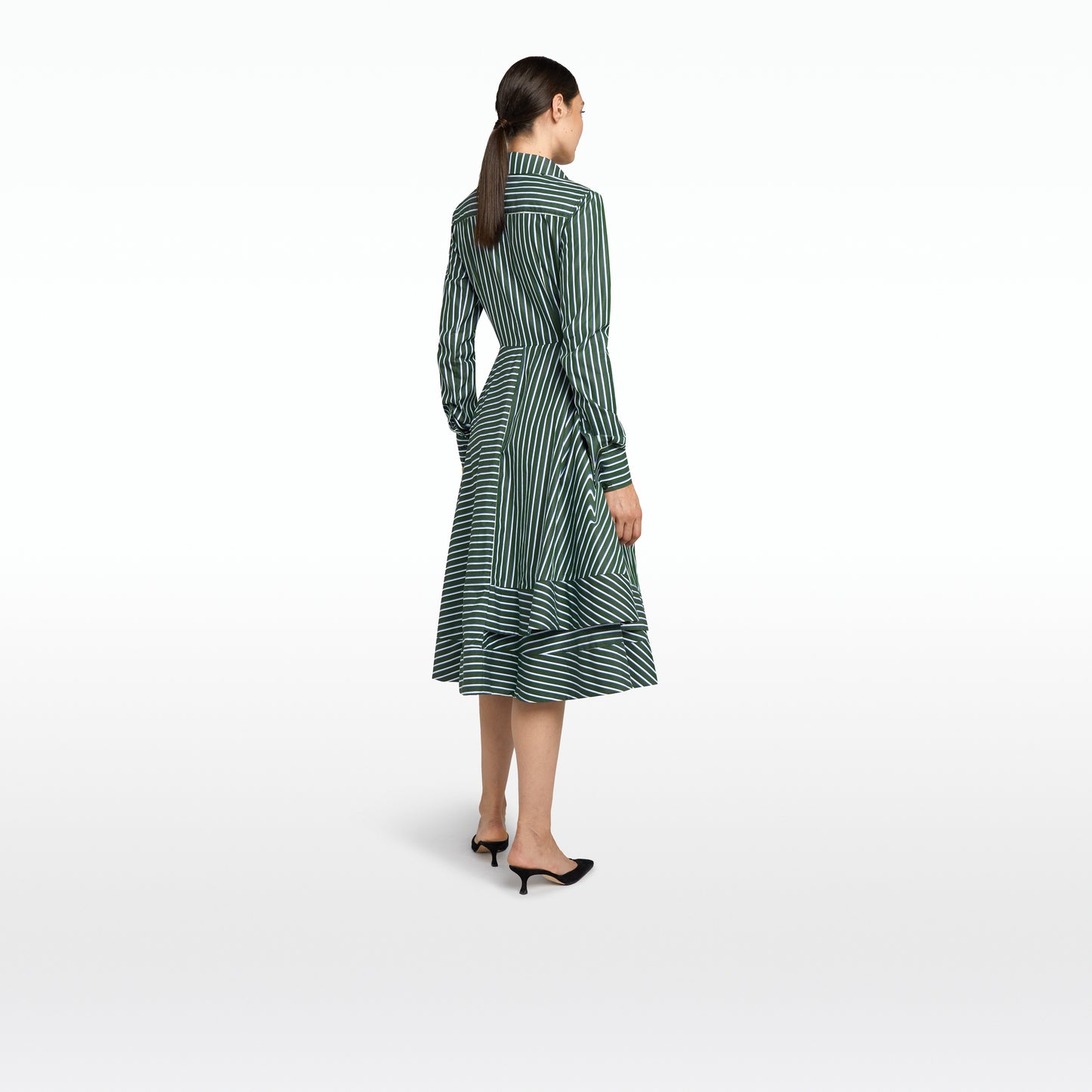 Asteria Green Midi Dress