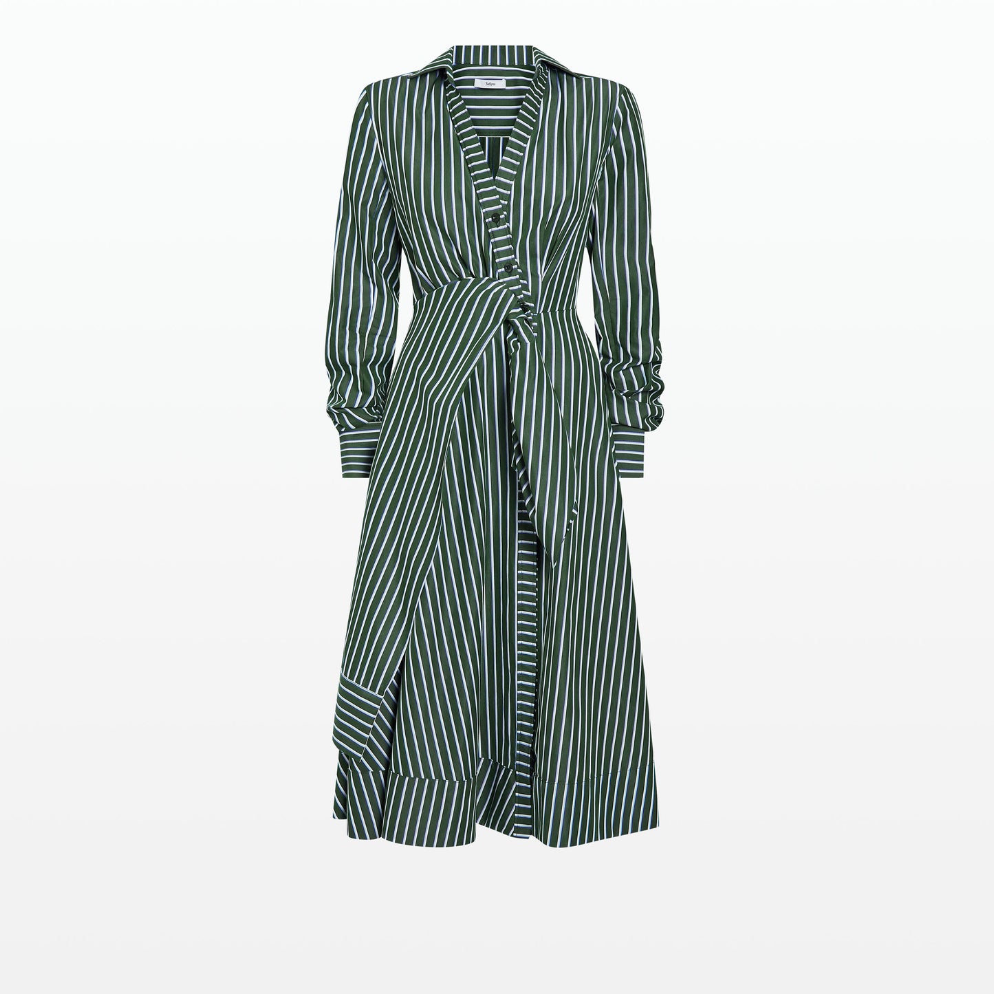 Asteria Green Midi Dress