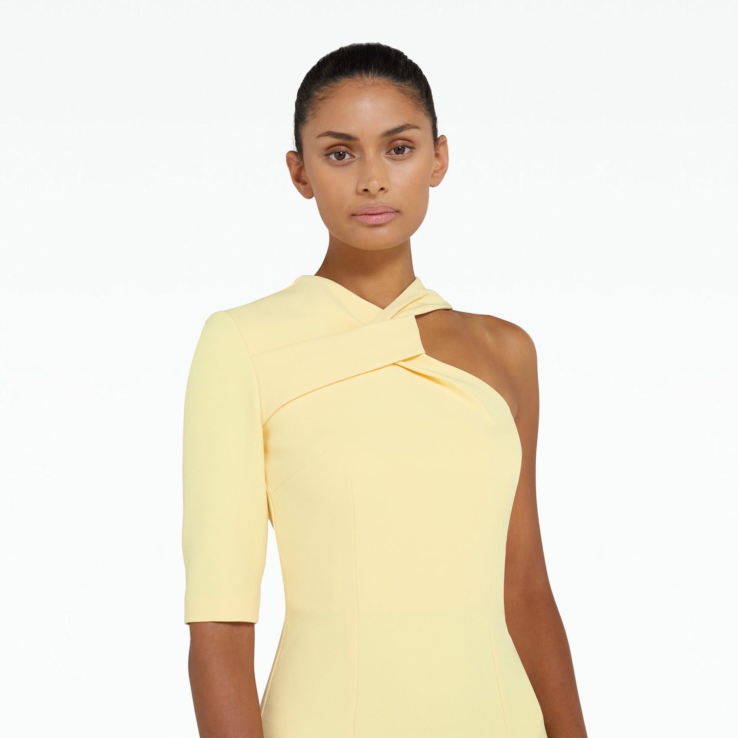 Libra Pale Primrose Midi Dress