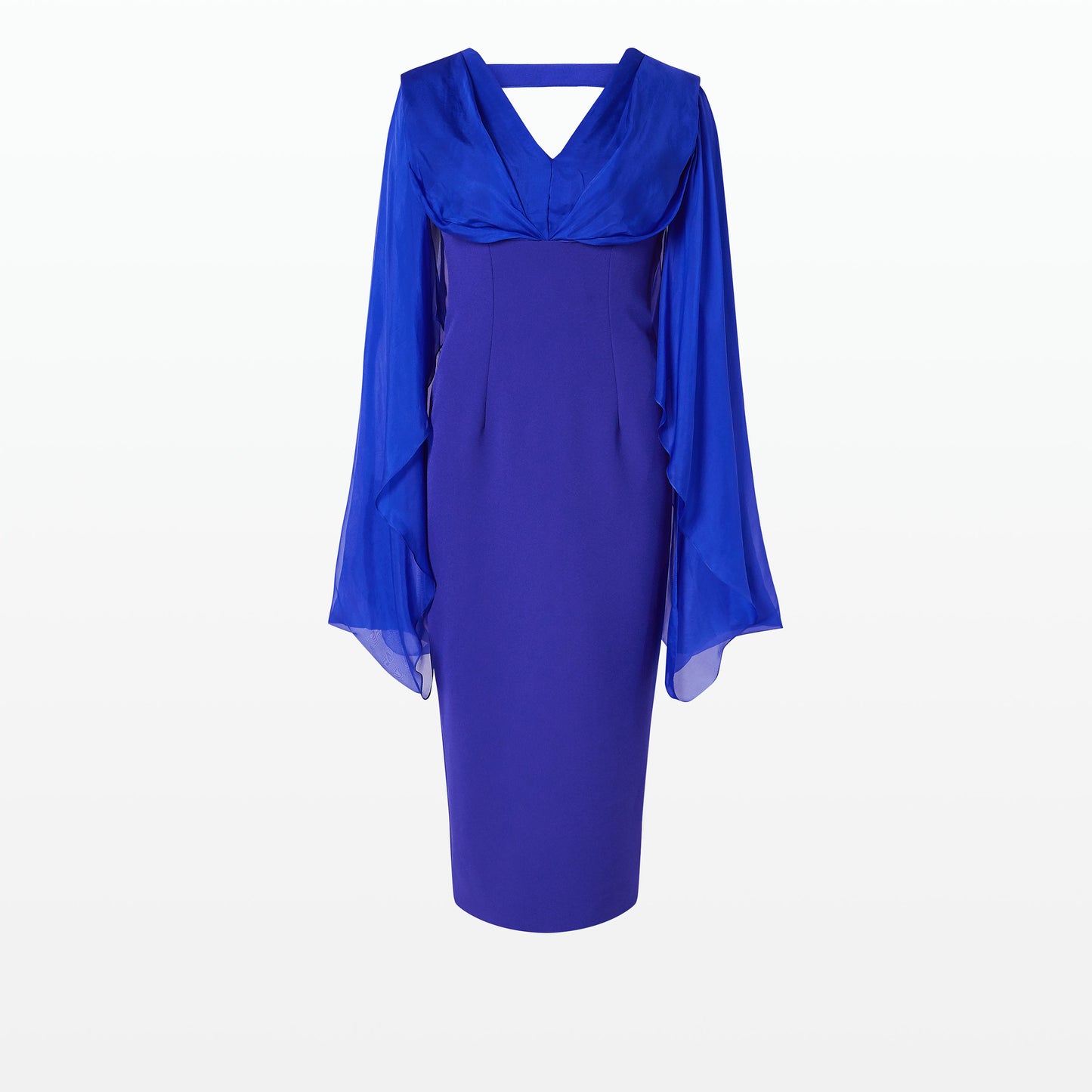 Grace Azure Blue Midi Dress