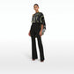 Xenia Black Marble Print Jumpsuit