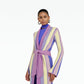 Aiko Multicolour Lupine Knit Coat