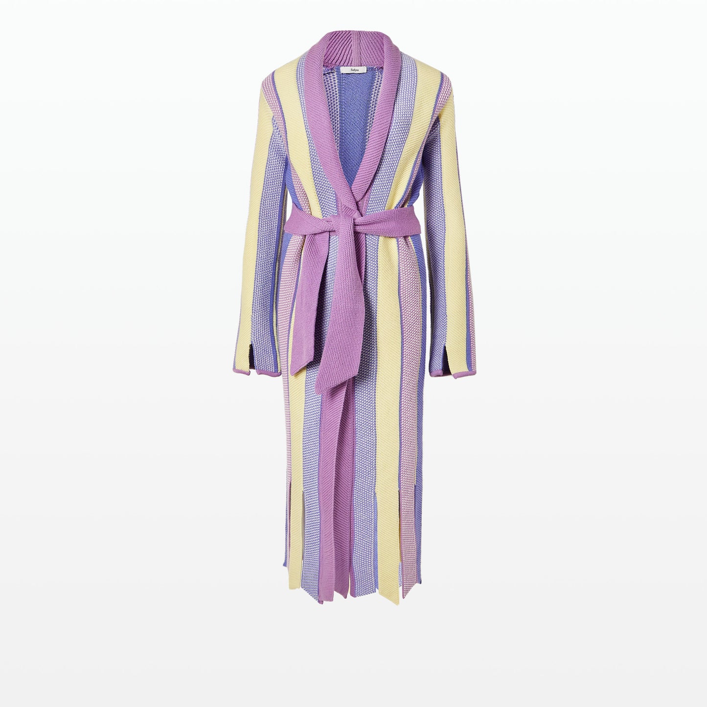 Aiko Multicolour Lupine Knit Coat