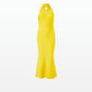 Chasca Canary Knit Midi Dress