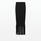 KHUNO BLACK KNIT SKIRT