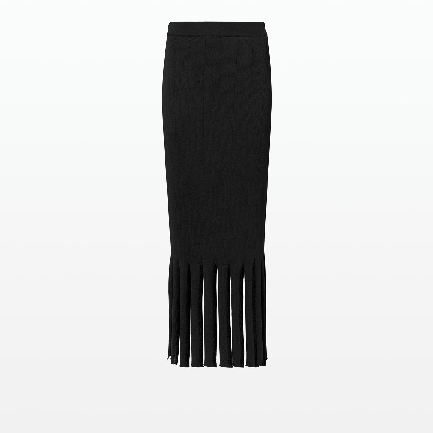 KHUNO BLACK KNIT SKIRT