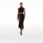 KHUNO BLACK KNIT SKIRT