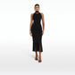KHUNO BLACK KNIT SKIRT