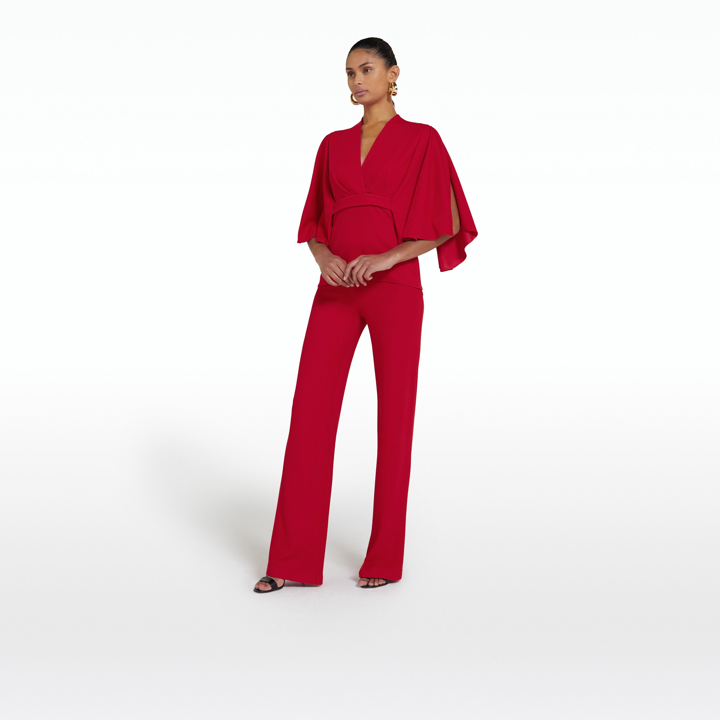Cherry red jumpsuit discount