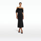 Vita Black Midi Dress
