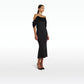 Vita Black Midi Dress