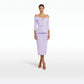 Tinsley Verbena Midi Dress With Embroidered Belt