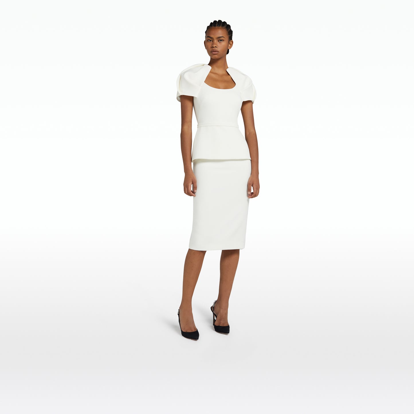 Briante Ivory Midi Dress