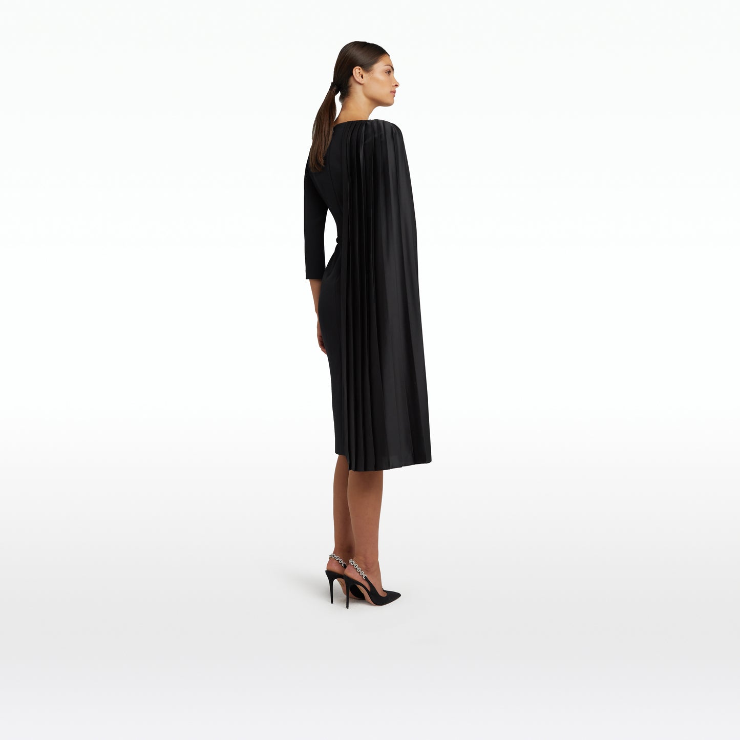 Liba Black Midi Dress