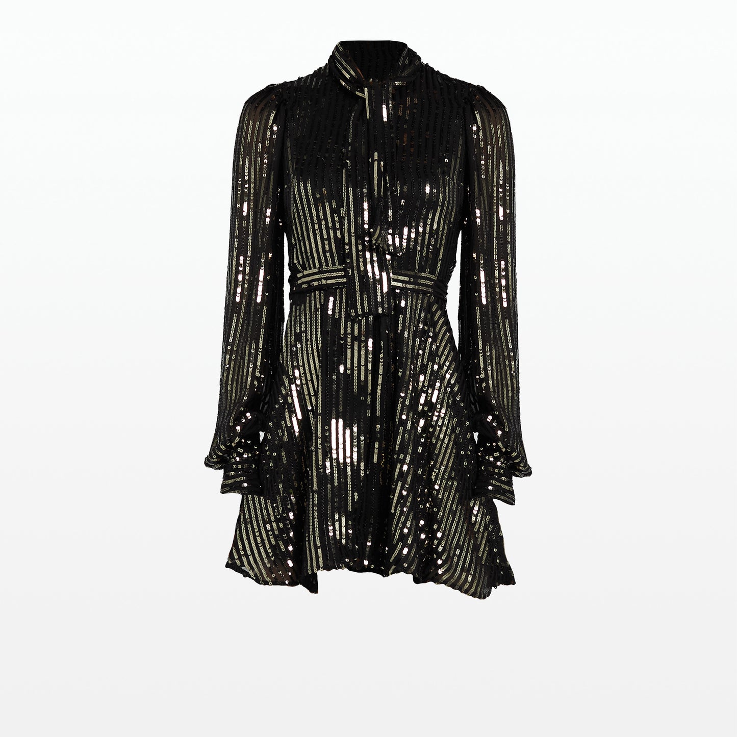 Elvira Gunmetal Mini Dress