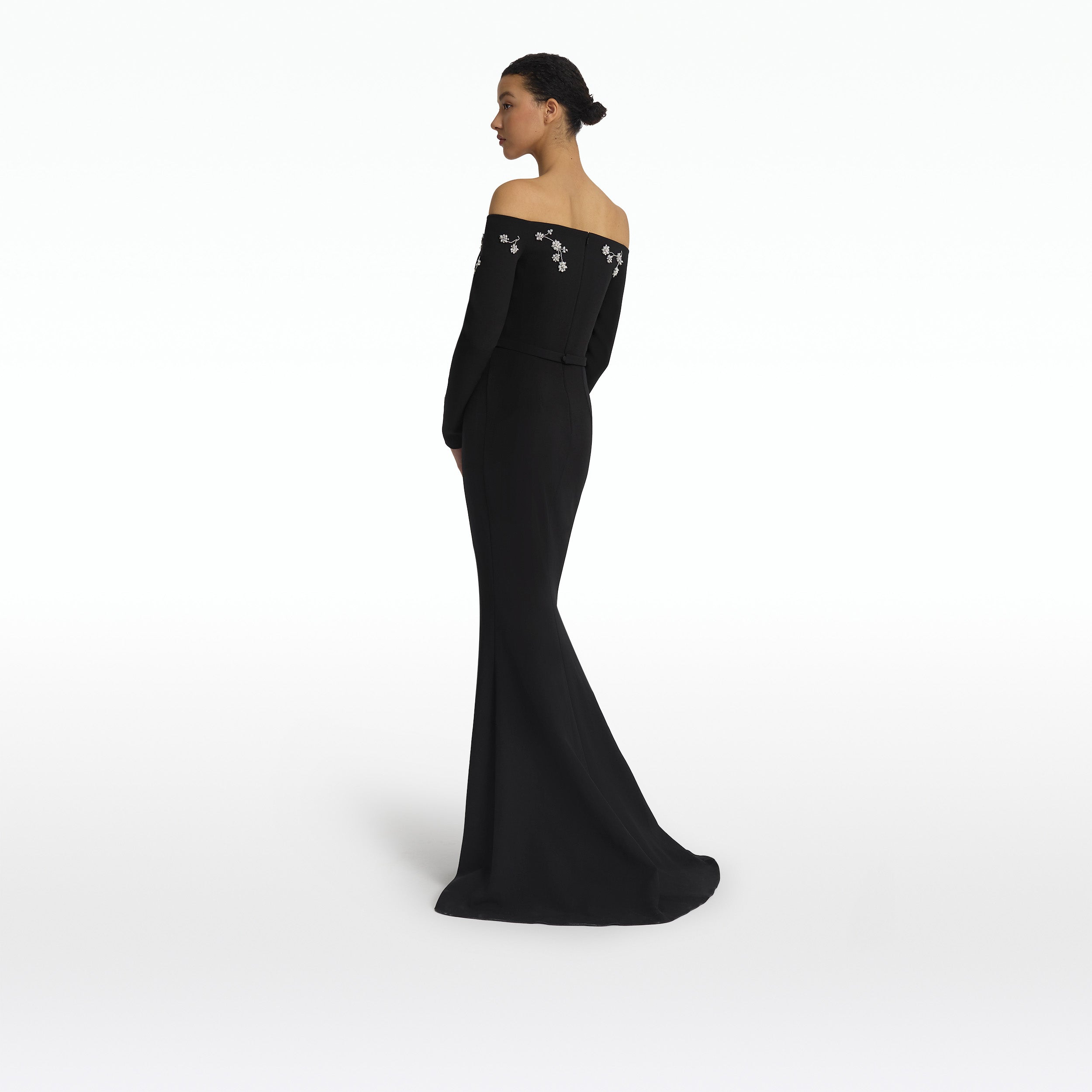 Black long sundress top