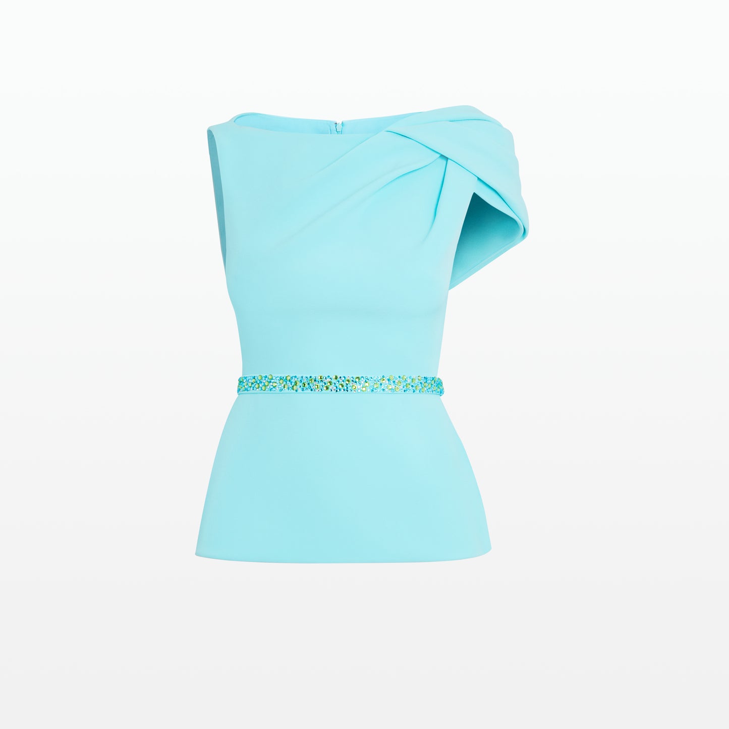 Emel Positano Top With Embroidered Belt