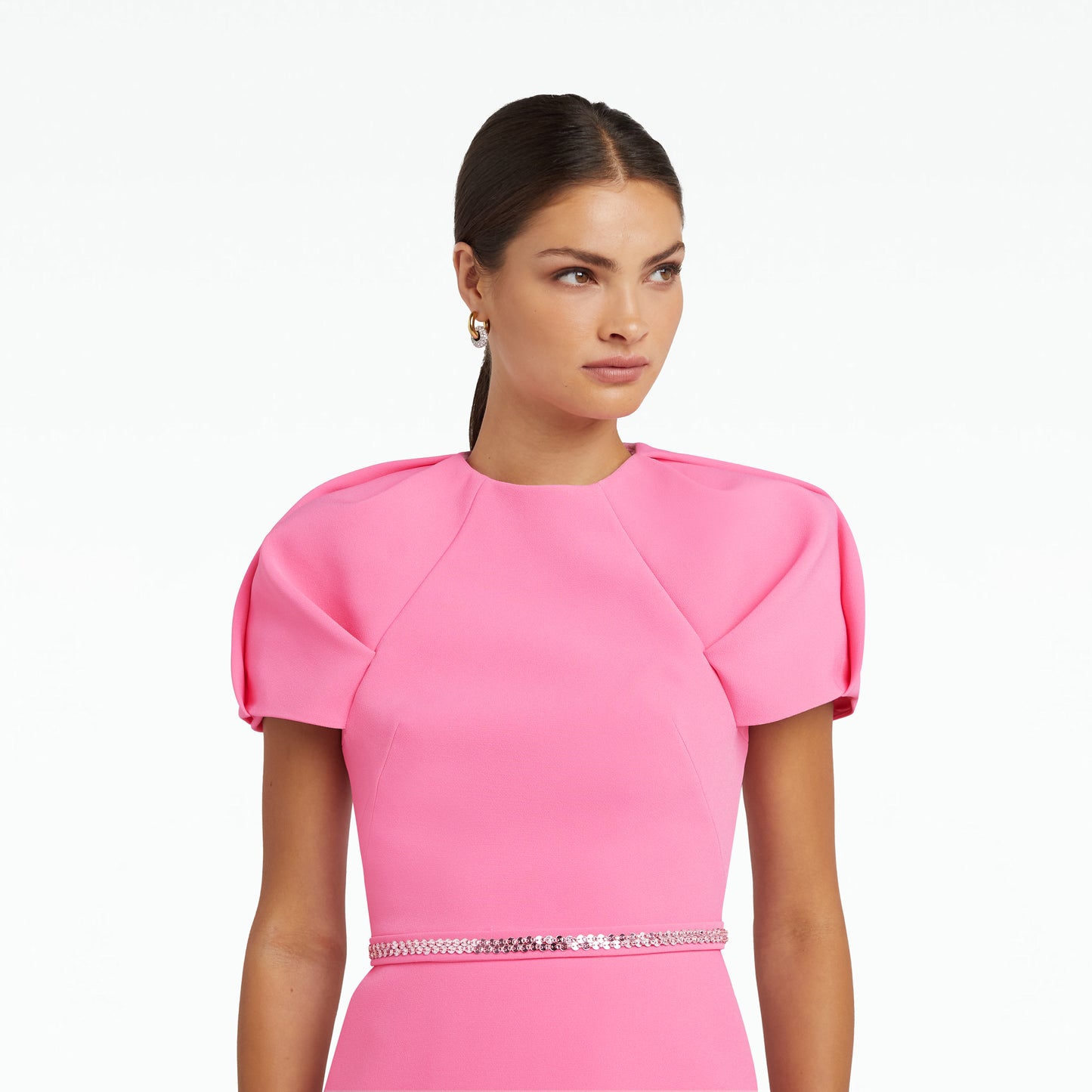Brea Aurora Top With Embroidered Belt